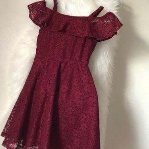 Maroon dress